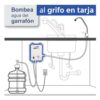 Welltek - Bomba Agua Garrafon A Grifo Refri Máquina Hielo Dispensador