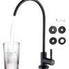 Welltek - Grifo Dispensador De Agua Tarja, Cocina, Filtro, Bomba Negro